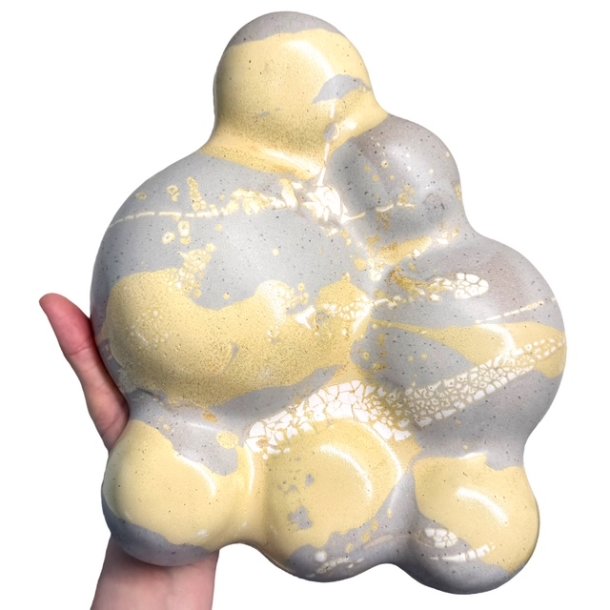 Bubbles - keramik relief - Gylden gr