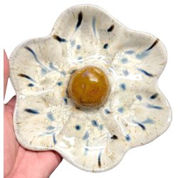 Blomst- Keramik vgophng - Krystal plet - 17