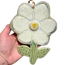 Blomst - keramik blomst vgkunst - Lys