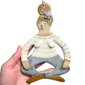 Yoga dame - keramik vgophng - Olivia