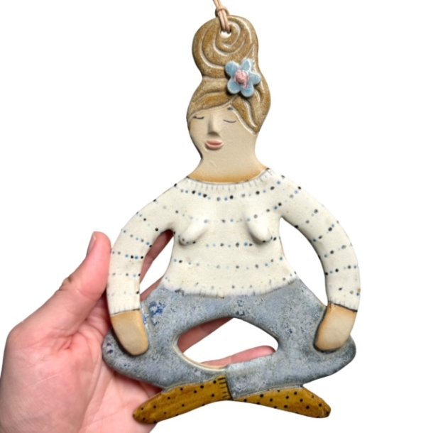 Yoga dame - keramik vgophng - Olivia