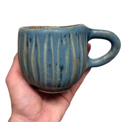 Hyggekop - keramik kop - Bl brun