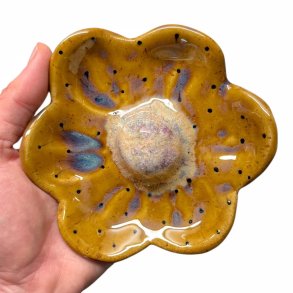 Blomst- Keramik vgophng - Amber 14