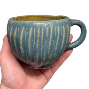 Stor hygge keramik kop - 10 - Bl
