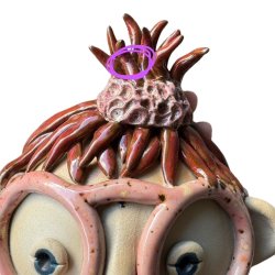 Rd-tottet brilledame - 2. sortering