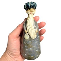 Tre vise mnd - keramikfigur st