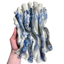 Foldet - keramik relief - Bl