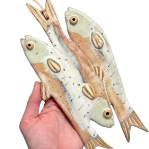 Sardiner i stime - keramik vgophng - Pink