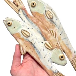 Sardiner i stime - keramik vgophng - Pink