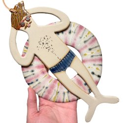 Strandlve i badering - Fred