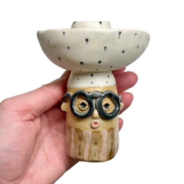 Lysestage - REKRUT No. 101 - keramik figur