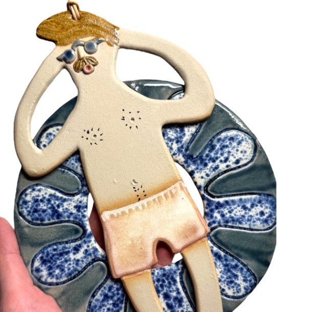 Strandlve i badering - Viktor