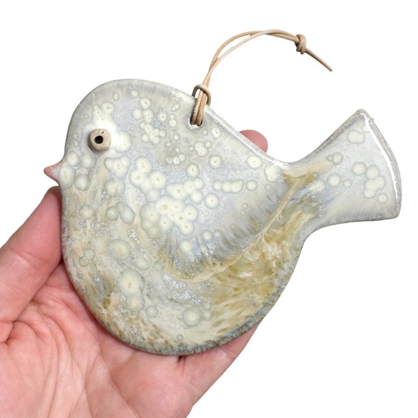  Lille fugl - keramik vgophng - sand