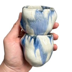 Cortado/ espresso sanse keramik kop - krystalbl 