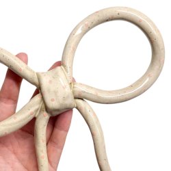 Sljfe - keramik vgophng - Rosa prik