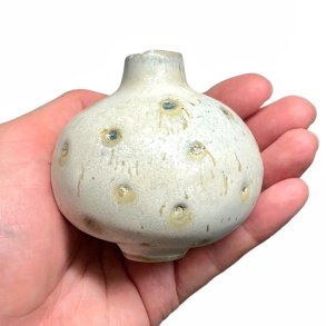 Mini s�rling - unika keramik vase - lys prik