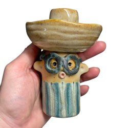 Lysestage - REKRUT No. 112 - keramik figur 