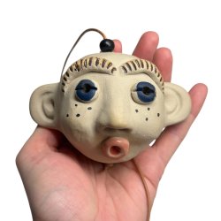 H�ngehoved - keramik oph�ng