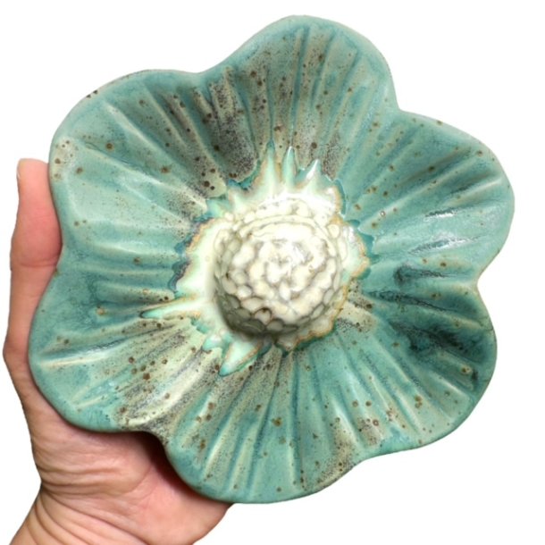 Blomst - Keramik vgophng - Grn 17