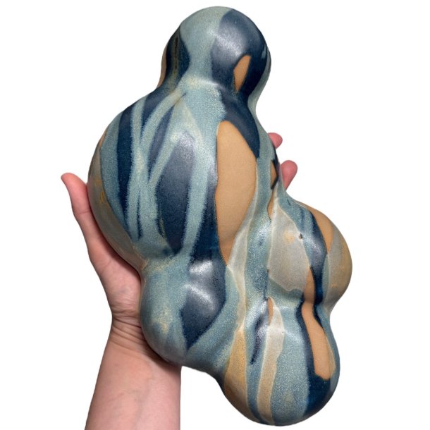 Bubbles - keramik relief - Gylden bl