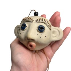 H�ngehoved - keramik oph�ng