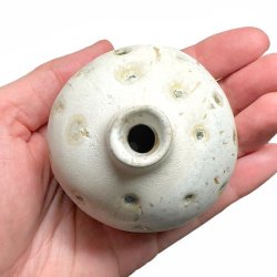 Mini s�rling - unika keramik vase - lys prik