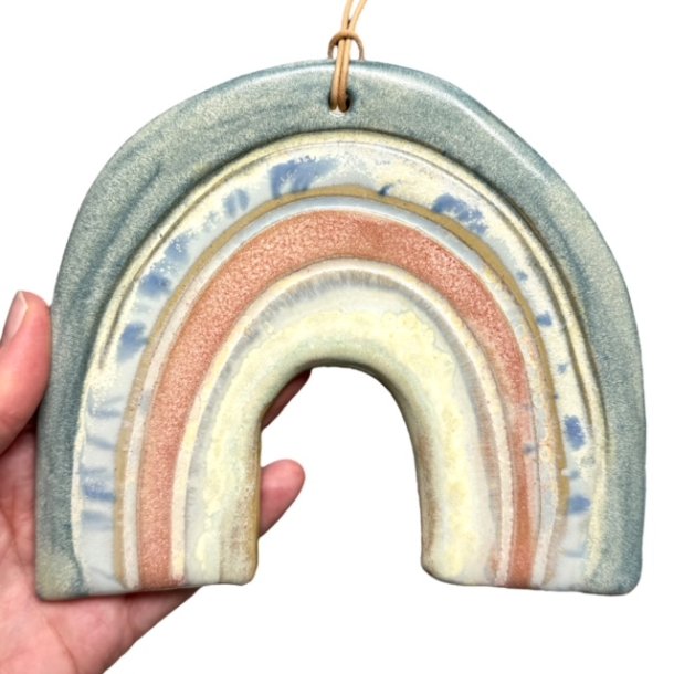 Regnbue - keramik vgophng -  mellem 26