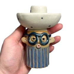 Lysestage - REKRUT No. 114 - keramik figur 