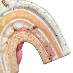 Regnbue - keramik vgophng -  mellem 29