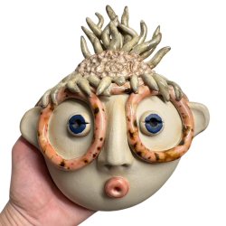 Hottentot brilledame  - keramik vgophng