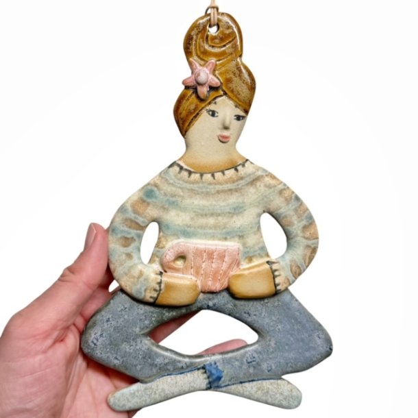 Kaffestund - keramik dame vgophng - Asta