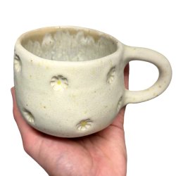 Hyggekop - keramik kop - Marguerit