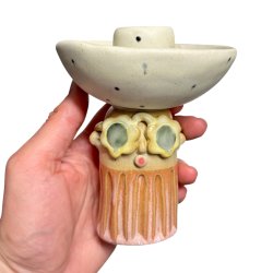 Lysestage - REKRUT No. 119 - keramik figur 