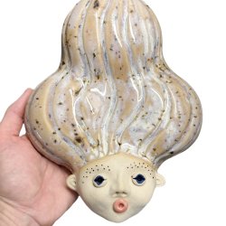 Plettet hr - keramik vgfigur