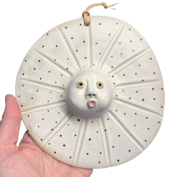Prikket sol -keramikfigur til vggen - 16