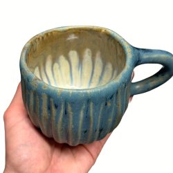 Hyggekop - keramik kop - Bl brun