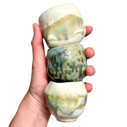 Cortado/ espresso sanse keramik kop - Grnt strejf