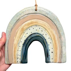 Regnbue - keramik vgophng - Stor 17