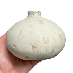 Mellem srling - unika keramik vase - lys prik