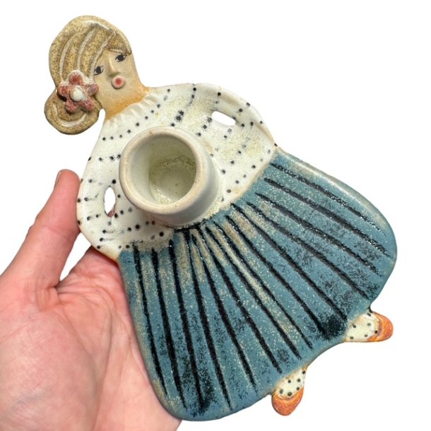 Kvinden med lyset - lysestage - Malene