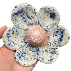 Blomst - Keramik vgophng - bl plet 14