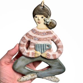 Kaffestund - keramik dame vgophng - Malene