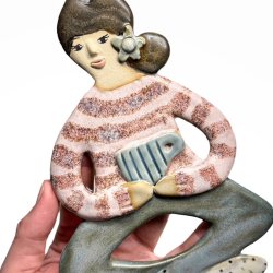 Kaffestund - keramik dame vgophng - Malene