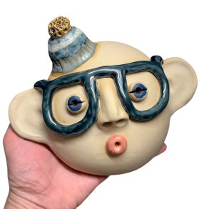 Hat og briller - keramik vgophng 20