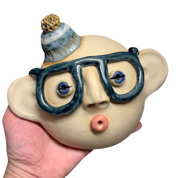 Hat og briller - keramik vgophng 20