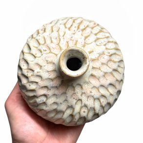 Srling - unika keramik vase - creme rosa