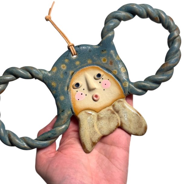 Mne barn - keramik vgophng - Nattehimmel