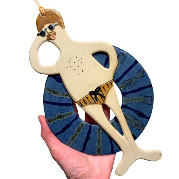 Strandlve i badering - Lars