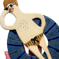 Strandlve i badering - Lars