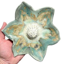 Blomst - Keramik vgophng - Grn 21